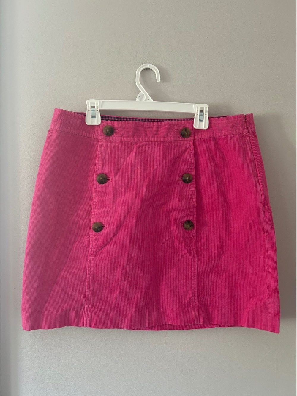 Vineyard Vines Hot Pink Corduroy Mini Skirt New Without Tags Women’s Size 8